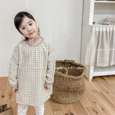 Spring Autumn Little Girl Round Neck Long Sleeve Jumpsuit-TB00918-Veeddydropshipping